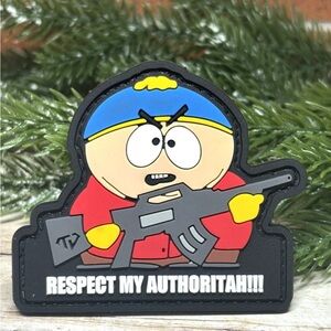Tactical Morale PVC Patch -  Cartman Patch - I Choose Violence Gun Patch